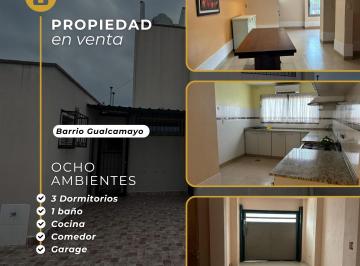 Casa de 8 ambientes, Río Cuarto · Casa en Venta