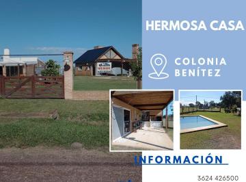 Casa · 1 Dormitorio · Hermosa Casa Colonia Benítez