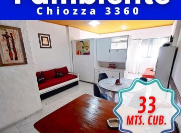 Departamento · 33m² · 1 Ambiente · 1 Ambiente Amplio 33 m, Impecable Estado