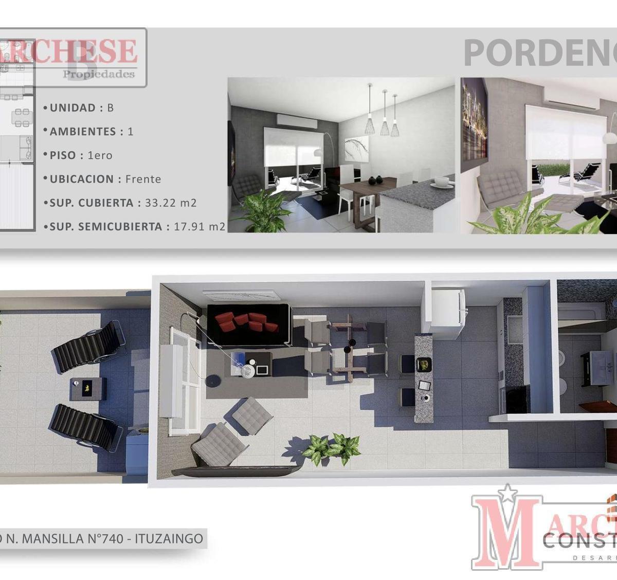 Mansilla al 700 Monoambiente