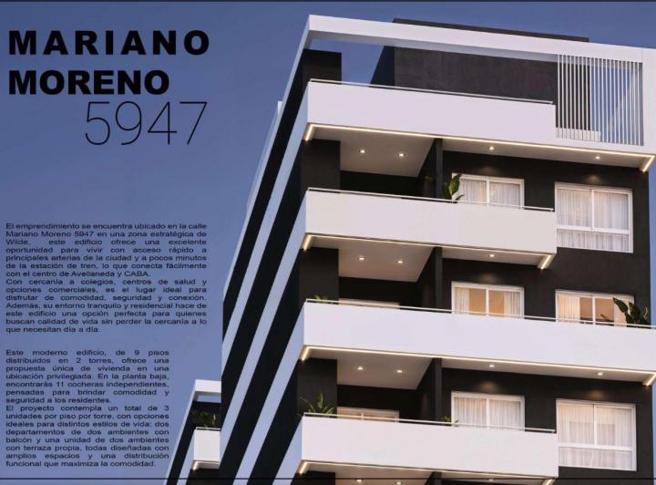 Desarrollo vertical · Mariano Moreno 5947, Wilde