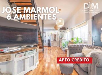 Casa · 138m² · 6 Ambientes · 1 Cochera · Venta Casa 6 Ambientes en José Mármol con Quincho y Jardín