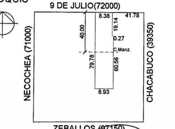 Terreno · 541m² · Venta de Lote de Terreno en Barrio Martin