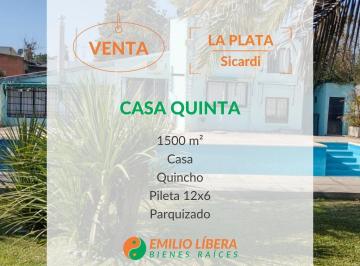 Quinta vacacional · 180m² · 5 Ambientes · 2 Cocheras · Quinta en Sicardi