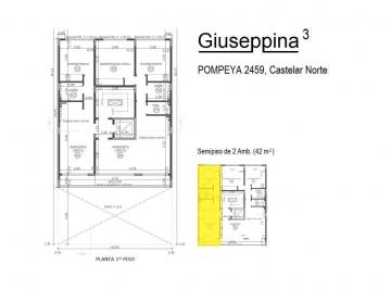 Departamento · 39m² · 2 Ambientes · Departamento - Castelar Norte