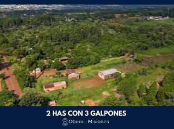 Bodega-Galpón 21299m² Venta · Venta en Oberá 3 Galpones y un Local Ccial. y C/monoambiente en P. A. - Oberá - Mnes.