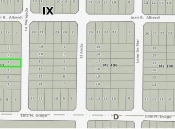 Terreno · 500m² · Lote Nueva Atlantis
