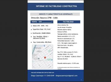 Terreno · 95m² · 3 Ambientes · 1 Cochera · Bazurco 2700 Terreno 150 m² en Villa Pueyrredon