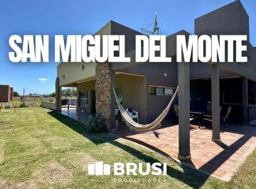 Casa · 100m² · 3 Ambientes · 1 Cochera · Casa Quinta 3 Ambientes con Pileta en Venta en Monte