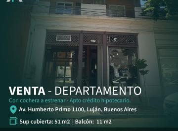 Departamento de 2 ambientes, Luján · Venta de Departamento con Cochera a Estrenar