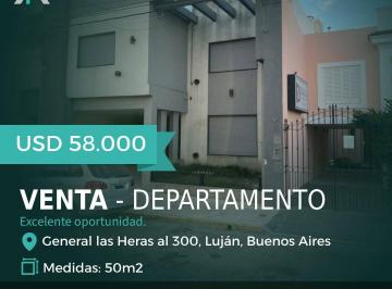Departamento de 2 ambientes, Luján · Venta de Departamento en Gral. Las Heras