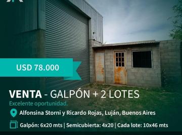 Bodega-Galpón , Luján · Venta de Galpón + 2 Lotes