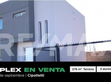 PH · 137m² · 4 Ambientes · 1 Cochera · Venta - Duplex 3 Dor. - Ayres de Sept. - Cipolletti