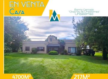 Casa · 217m² · 4 Ambientes · 2 Cocheras · Casa en Venta en Uribelarrea - Barrio Cerrado