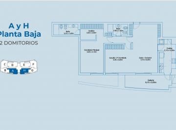 Departamento · 88m² · 3 Ambientes · 1 Cochera · Dpto. 2 Dorm. - Patio Propio - Complejo con Seguridad