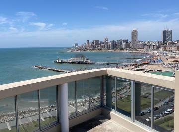 Departamento · 180m² · 4 Ambientes · 1 Cochera · Alquiler 4 Amb. Terraza Propia. Cochera. Vista Panoramica Al Mar. Punta Iglesia