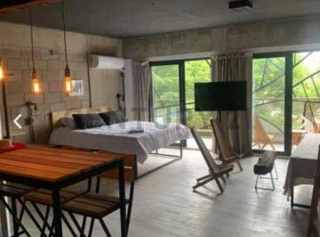 Departamento · 40m² · 1 Ambiente · 1 Cochera · Monoambiente Amoblado en Alquiler Tigre Centro