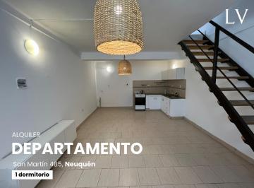 Departamento · 65m² · 2 Ambientes · 1 Cochera · Departamento en Alquiler de 1 Dormitorio en San Martín 485, Neuquén Capital