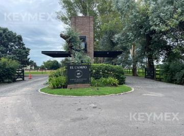 Terreno · 1034m² · Terreno en Venta El Campo Fincas Exclusivas Cardales - Acepta Permuta