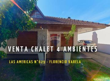 Casa · 153m² · 4 Ambientes · 1 Cochera · Chalet en Venta en Florencio Varela