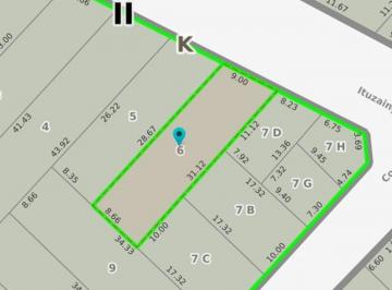 Terreno · 258m² · Venta Lote 258 m² Bernal