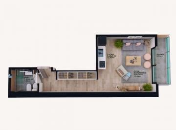 Departamento · 35m² · 1 Ambiente · Venta Apartamento Monoambiente en Tres Cruces