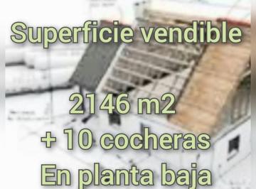 Terreno · 375m² · Terreno - Entre Villa Crespo y Palermo, Vendible 2146 m² y 10 Cocheras en Pb. Medidas 8.66 X 43.80