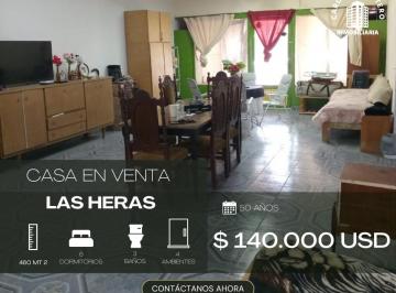 Casa de 4 ambientes, Las Heras · ¡Ideal Para Vivienda, Comercio o Inversión! Casa en Dos Plantas con Galpón, Depa
