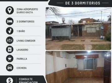 Casa · 200m² · 1 Ambiente · B° Raota. Se Vende Casa de 3 Dorm.