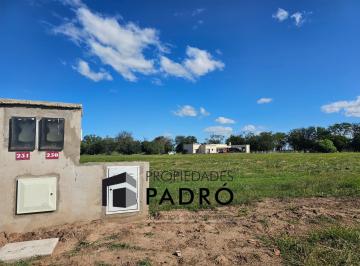 Terreno · 2004m² · Lote 250 en Venta. Barrio Santa Inés, Comarcas de Luján.