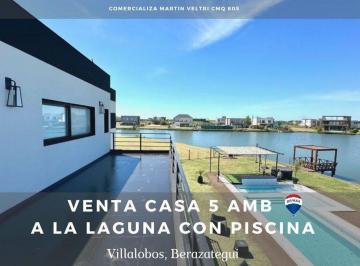 Casa · 337m² · 6 Ambientes · 3 Cocheras · Venta Casa 5 Amb a La Laguna Piscina Villalobos