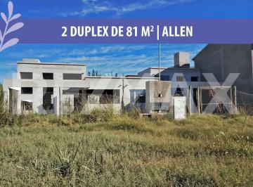 Casa · 162m² · 4 Ambientes · Venta 2 Duplex de 81 m² a Terminar en Allen
