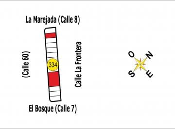 Terreno , Uruguay · 4 Lotes: E/ La Marejada, La Frotera, El Bosque y Calle 60 - La Esmeralda - B544