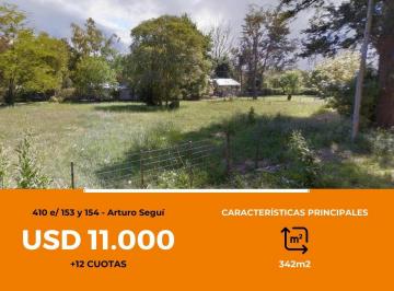 Terreno · 2258m² · Terreno en Venta - 2258 m² - Arturo Seguí [financiado]