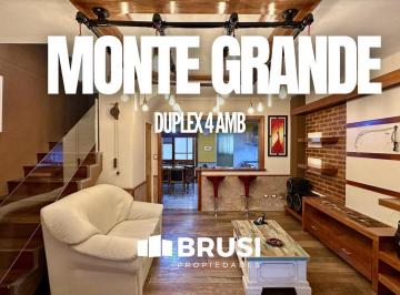Casa · 121m² · 4 Ambientes · 2 Cocheras · Duplex en Venta 5 Ambientes en Mte Grande Apto Credito/ Se Toma Vehiculo