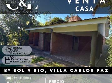 Casa · 100m² · 3 Ambientes · Se Vende Casa de 2 Dorm. en B° Sol y Rio
