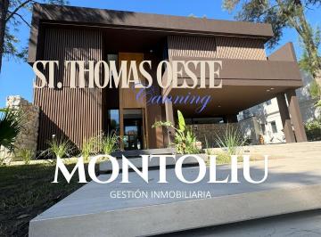 Casa · 370m² · 4 Ambientes · 2 Cocheras · Casa en Venta y Alquiler - Saint Thomas Este