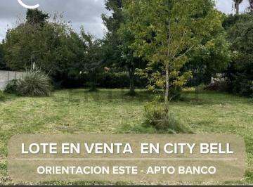 Terreno · 413m² · Lote en Venta en City Bell