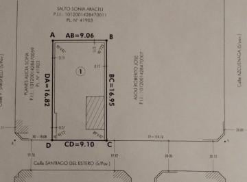 Terreno · 155m² · Lote en Santo Tome