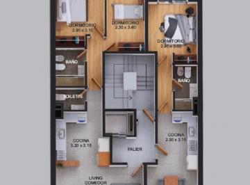 Departamento · 62m² · 4 Ambientes · Departamento en Construccion