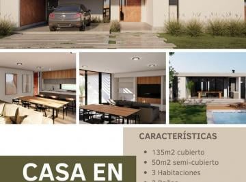 Casa · 135m² · 4 Ambientes · 2 Cocheras · Casa en Joaquin Gorina