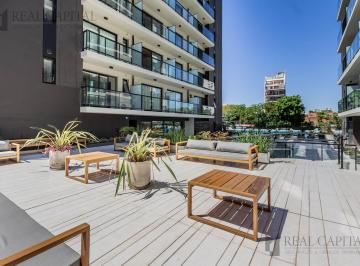Departamento · 30m² · 1 Ambiente · Alquiler Monoambiente Colegiales Piscina y Gimnasio