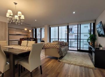 Departamento · 99m² · 4 Ambientes · 1 Cochera · Venta - Piso de Cuatro Ambientes Moderno con Balcón Corrido y Cochera - Gascon 1575