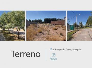 Terreno · 404m² · Venta Terreno 404 m², B° Parque de Talero Neuquén