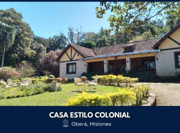 Quinta vacacional de 6 ambientes, Oberá · Se Vende Casa Estilo Colonial en Oberá Misiones