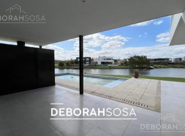 Casa · 289m² · 6 Ambientes · 2 Cocheras · Casa Al Agua en Alquiler - 6 Amb con Pileta Barrio El Cantón Zona Norte Escobar