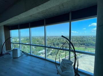 Oficina comercial · 225m² · 1 Ambiente · 2 Cocheras · Venta – Oficina Premium – Torre de Las Naciones Tigre – Piso 16 con Vista Panorámica