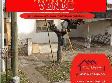 Casa de 4 ambientes, Tres de Febrero · Casa en Venta en Martín Coronado Sobre La Calle Piedra Buena