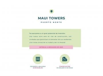 Departamento · 150m² · 5 Ambientes · 1 Cochera · Departamento en Venta 3 Dorm. Maui Vista Rio.