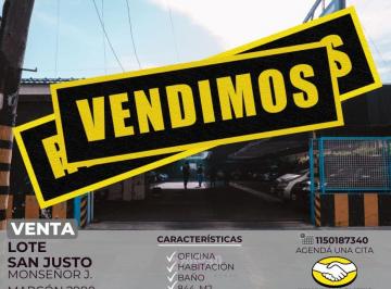 RUS-RUS-10286_2 · Venta Lote 844 m² San Justo - Excelente Propiedad